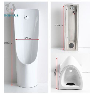 Public Men Toilet Urinal Floor Mounted Ceramic Urinal Sensor Flushing